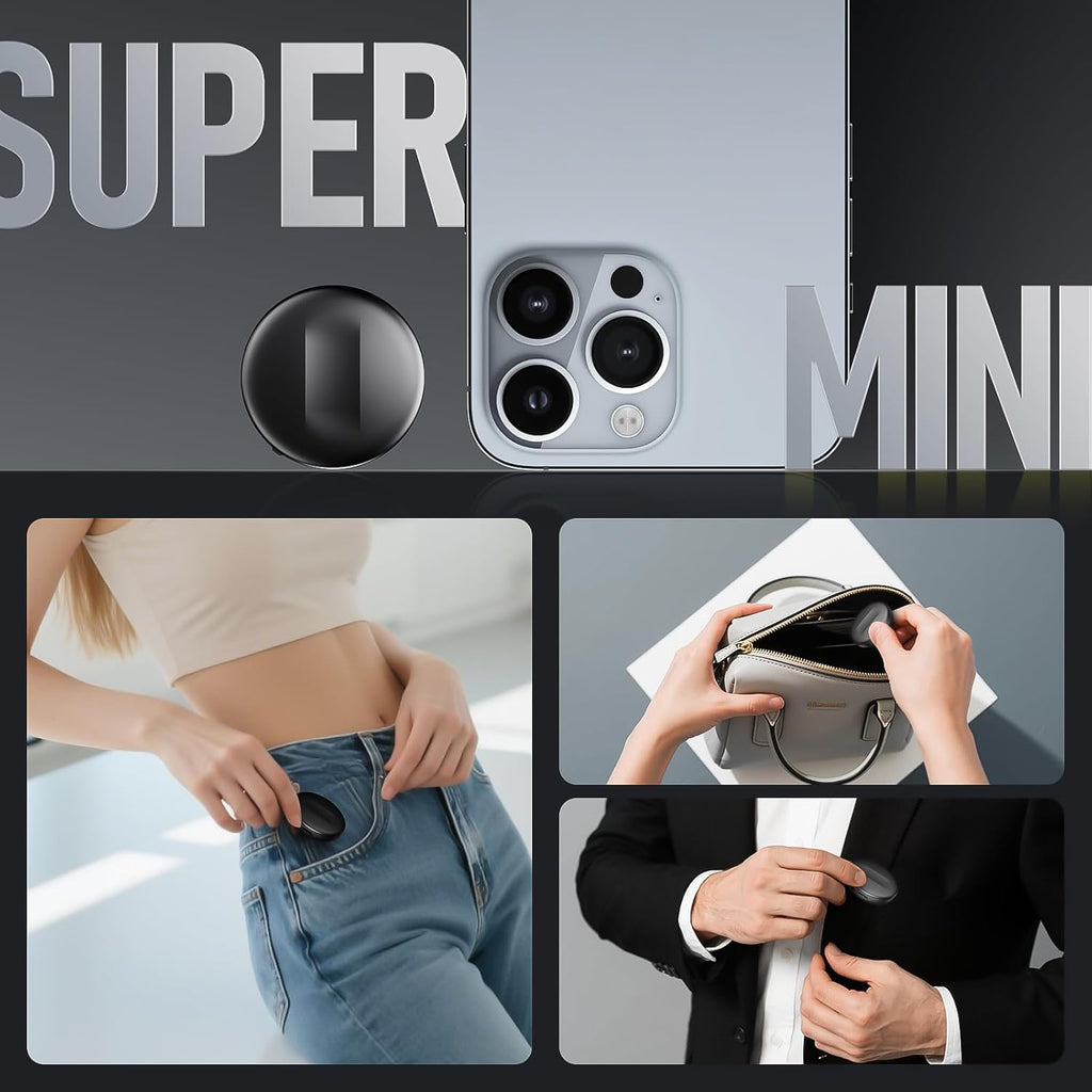 Magnetisches, sprachaktiviertes Aufnahmegerät – Digitales Diktiergerät mit KI-gestützter Geräuschunterdrückung und intelligenter Tippfunktion