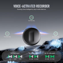 Laden Sie das Bild in den Galerie-Viewer, Magnetisches, sprachaktiviertes Aufnahmegerät – Digitales Diktiergerät mit KI-gestützter Geräuschunterdrückung und intelligenter Tippfunktion