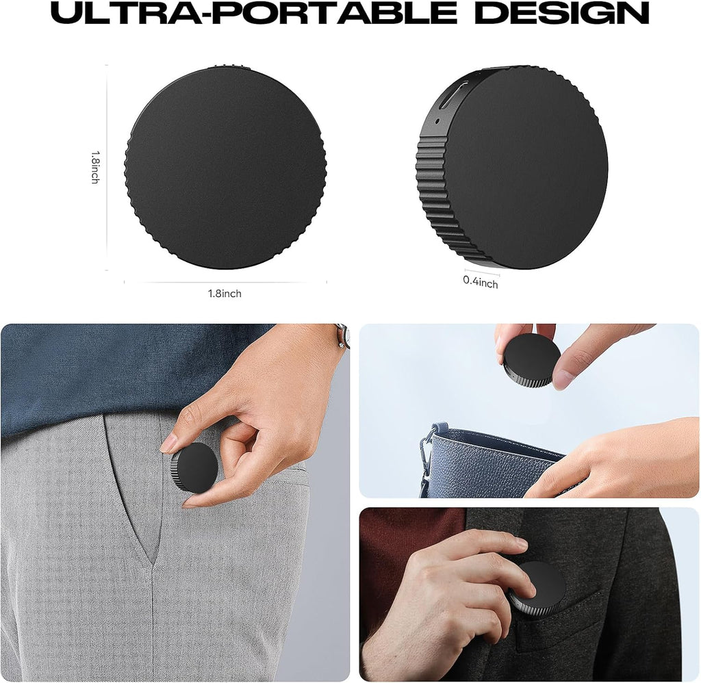 72 GB (9880 Stunden) magnetisches, sprachaktiviertes Aufnahmegerät – Sprachrekorder mit KI-gestützter Rauschunterdrückung, tragbarer Audiorecorder